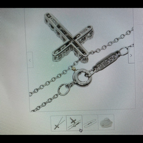 Tiffany Diamond Cross Necklace - Picture 5 of 6